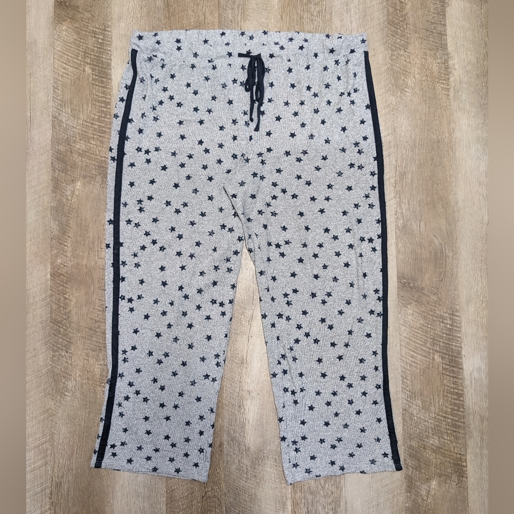 Lucky Brand Star Print Pajama Pants Drawstring Waist Size XL
